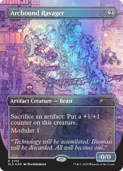 Arcbound Ravager (2105) (Galaxy Foil) (Secret Lair) Near Mint Foil