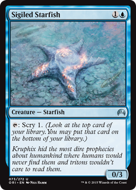 Sigiled Starfish (Magic Origins) Medium Play