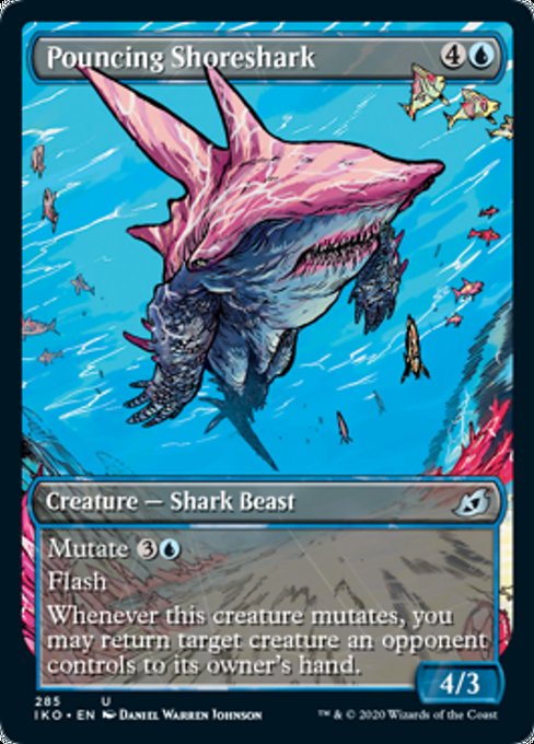 Showcase Pouncing Shoreshark (Ikoria: Lair of Behemoths) Near Mint Foil