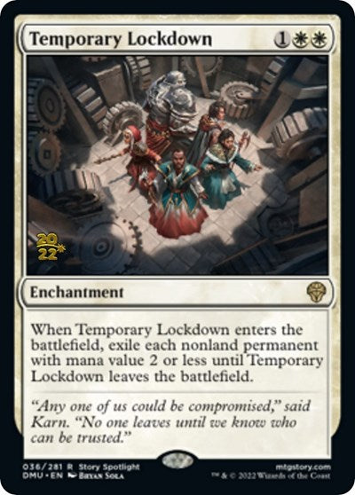 Temporary Lockdown (Promos: Prerelease Cards) Heavy Play Foil