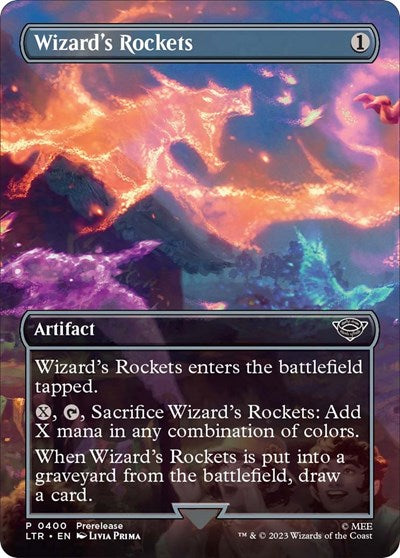 Wizard's Rockets (Borderless) (Universes Beyond: The Lord of the Rings: Tales of Middle-earth) Light Play
