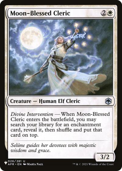 Moon-Blessed Cleric (The List) Near Mint