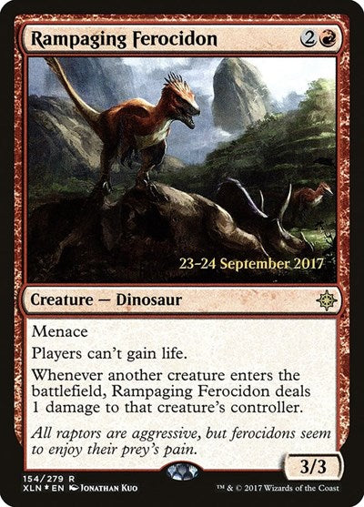 Rampaging Ferocidon (Promos: Prerelease Cards) Medium Play Foil