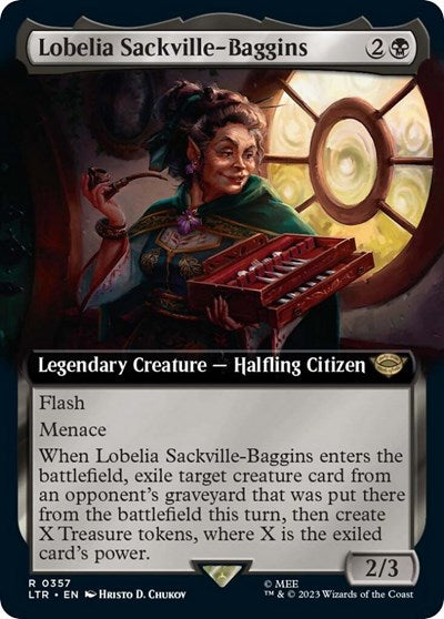 Lobelia Sackville-Baggins (Extended Art) (Universes Beyond: The Lord of the Rings: Tales of Middle-earth) Light Play