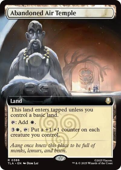 Abandoned Air Temple (Extended Art) (Avatar: The Last Airbender) Near Mint
