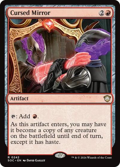 Cursed Mirror (Commander: Secrets of Strixhaven) Near Mint