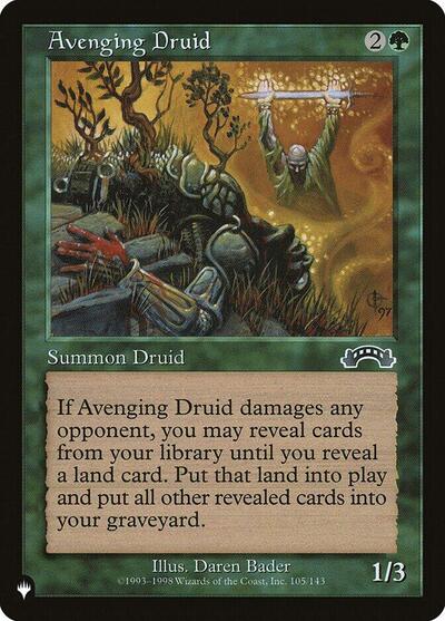 Avenging Druid (The List) Light Play