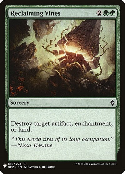 Reclaiming Vines (Mystery Booster) Near Mint