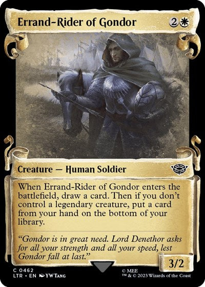 Errand-Rider of Gondor (Showcase Scrolls) (Universes Beyond: The Lord of the Rings: Tales of Middle-earth) Near Mint Foil
