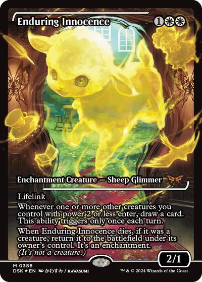 Enduring Innocence (Showcase) (Duskmourn: House of Horror) Light Play Foil Japanese