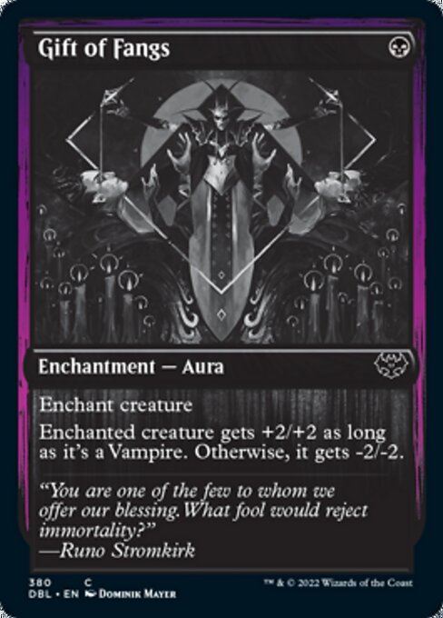 Gift of Fangs (Innistrad: Double Feature) Light Play