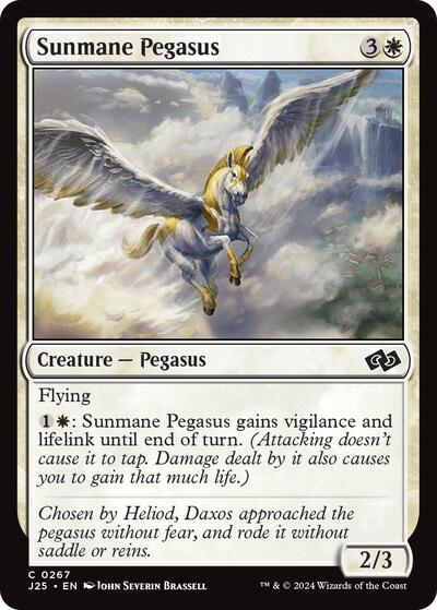 Sunmane Pegasus (Foundations Jumpstart) Near Mint