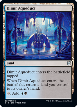 Dimir Aqueduct (Commander 2019) Light Play