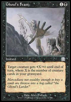 Ghoul's Feast (Mercadian Masques) Medium Play Foil