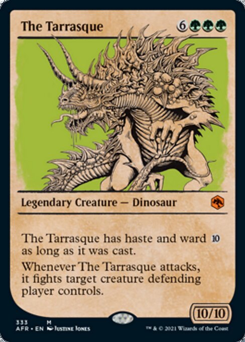 The Tarrasque (Showcase) (Adventures in the Forgotten Realms) Light Play Foil