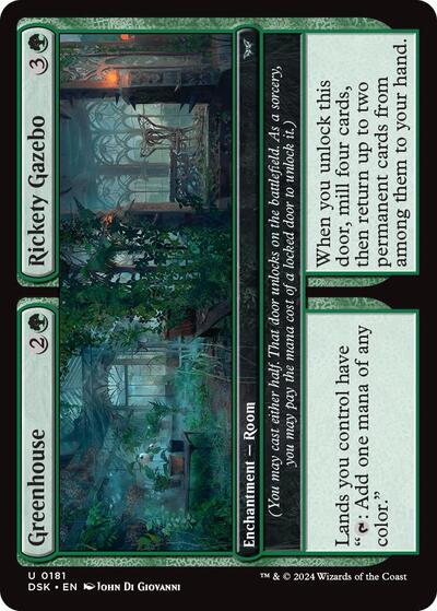 Greenhouse / Rickety Gazebo (Duskmourn: House of Horror) Near Mint Foil