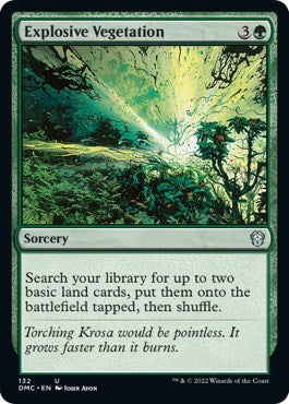 Explosive Vegetation (Commander: Dominaria United) Near Mint