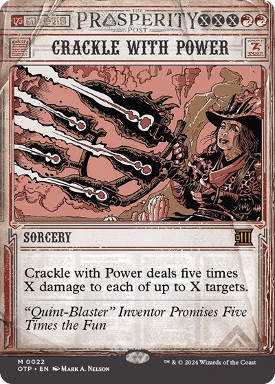 Crackle with Power (Outlaws of Thunder Junction: Breaking News) Light Play