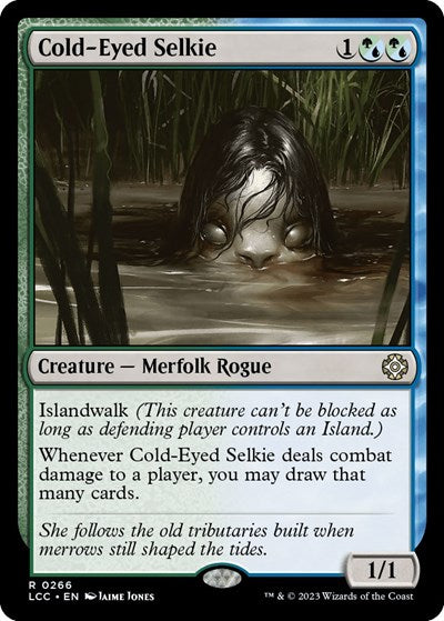 Cold-Eyed Selkie (Commander: The Lost Caverns of Ixalan) Light Play