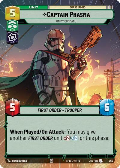 Captain Phasma On My Command (Hyperspace) (Jump to Lightspeed) Near Mint