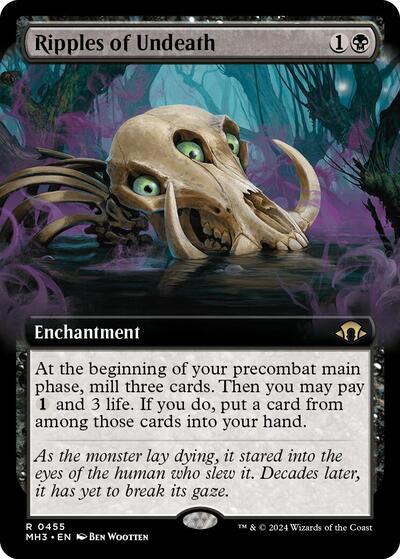 Ripples of Undeath (Extended Art) (Modern Horizons 3) Near Mint Foil