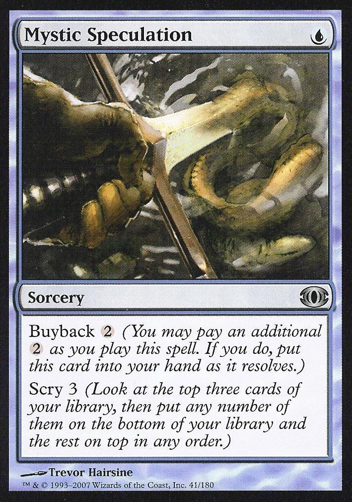 Mystic Speculation (Futuresight) Heavy Play