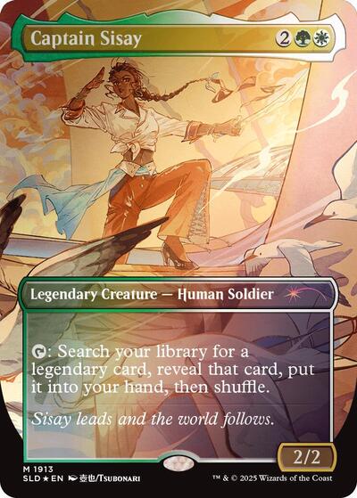 Captain Sisay (1913) (Rainbow Foil) (Secret Lair) Near Mint Foil