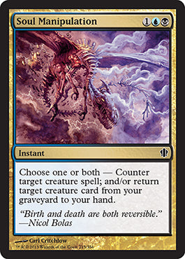 Soul Manipulation (Commander 2013 Edition) Light Play