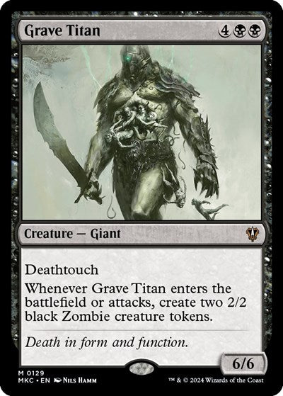 Grave Titan (Commander: Murders at Karlov Manor) Near Mint