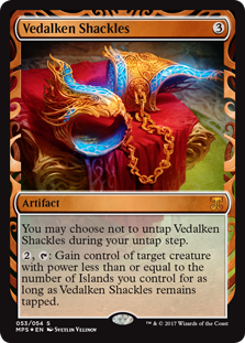 Vedalken Shackles (Kaladesh Inventions) Light Play Foil