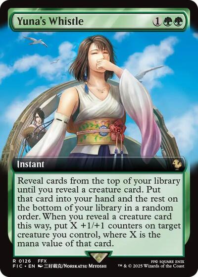 Yuna's Whistle (Extended Art) (Commander: FINAL FANTASY) Near Mint Foil