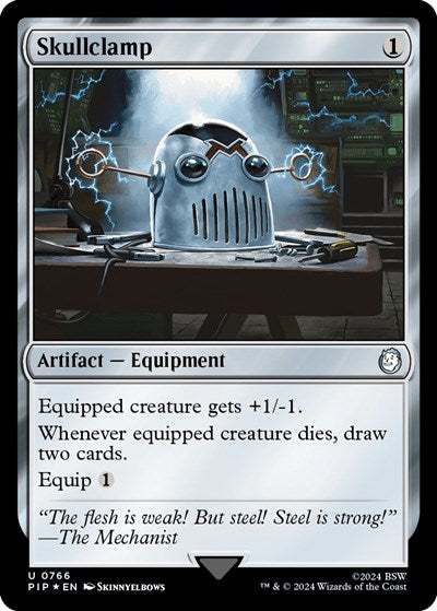 Skullclamp (Surge Foil) (Universes Beyond: Fallout) Near Mint Foil