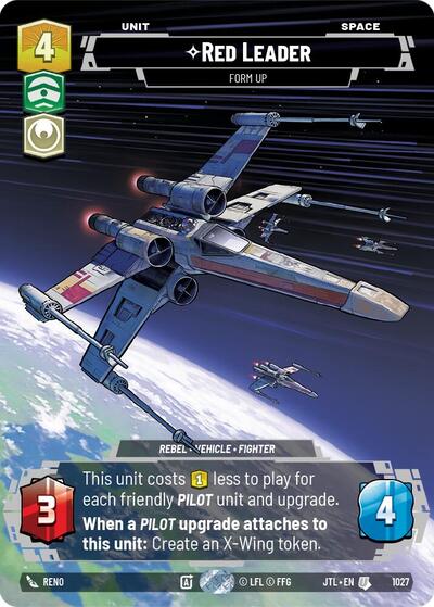Red Leader Form Up (Prestige) (Jump to Lightspeed) Near Mint