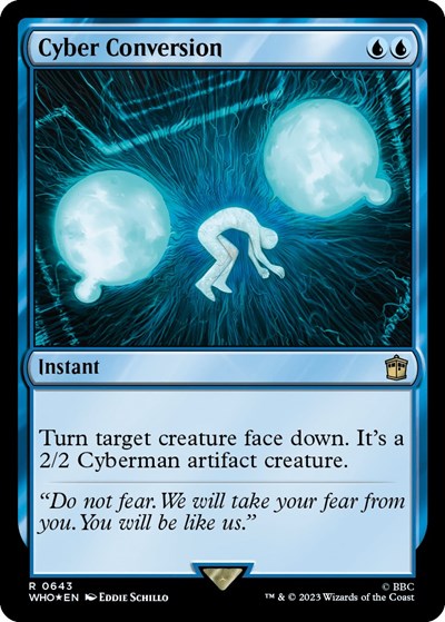 Cyber Conversion (Surge Foil) (Universes Beyond: Doctor Who) Near Mint Foil