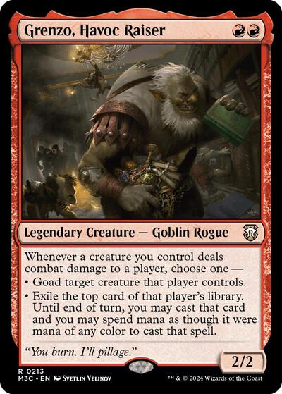 Grenzo, Havoc Raiser (Commander: Modern Horizons 3) Light Play