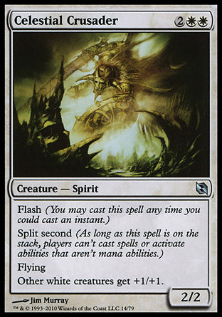 Celestial Crusader (Duel Decks: Elspeth vs Tezzeret) Light Play