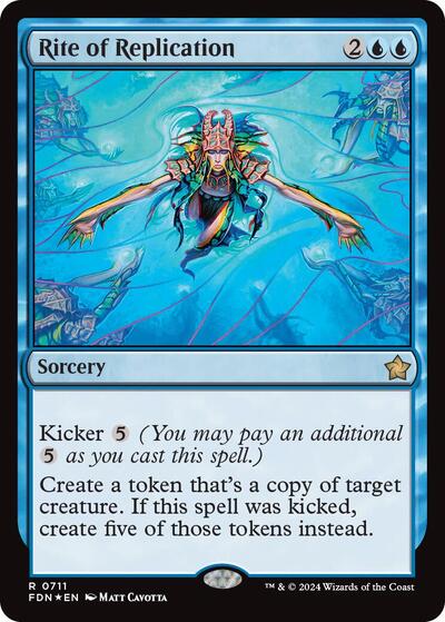 Rite of Replication (Foundations) Medium Play Foil