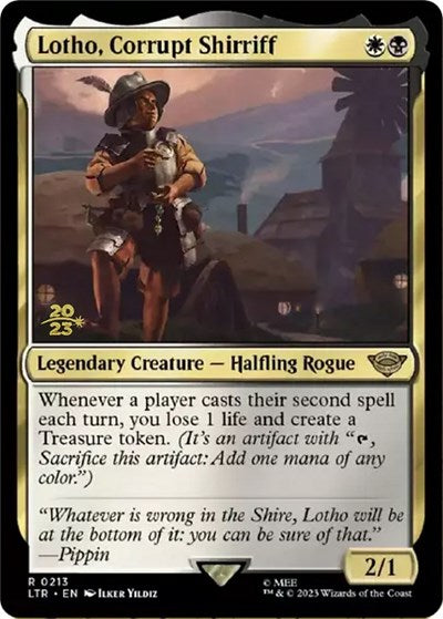 Lotho, Corrupt Shirriff (Promos: Prerelease Cards) Light Play Foil