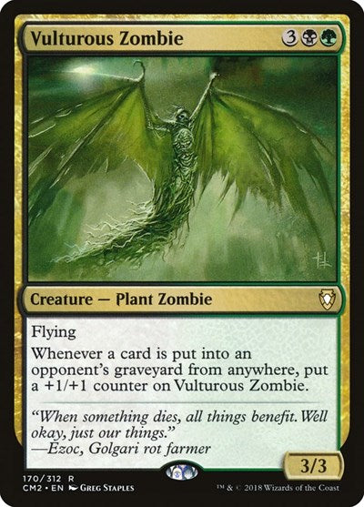 Vulturous Zombie (Commander Anthology Volume II) Medium Play