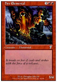 Fire Elemental (7th Edition) Medium Play