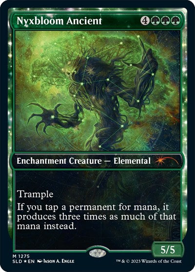 Nyxbloom Ancient (Halo Foil) (Secret Lair) Light Play Foil