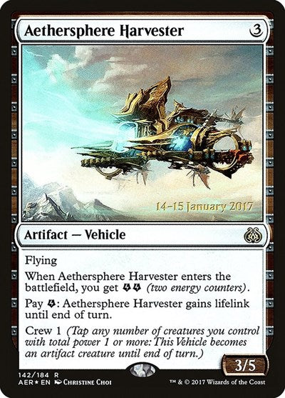 Aethersphere Harvester (Promos: Prerelease Cards) Medium Play Foil