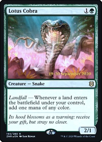 Lotus Cobra (Promos: Prerelease Cards) Light Play Foil