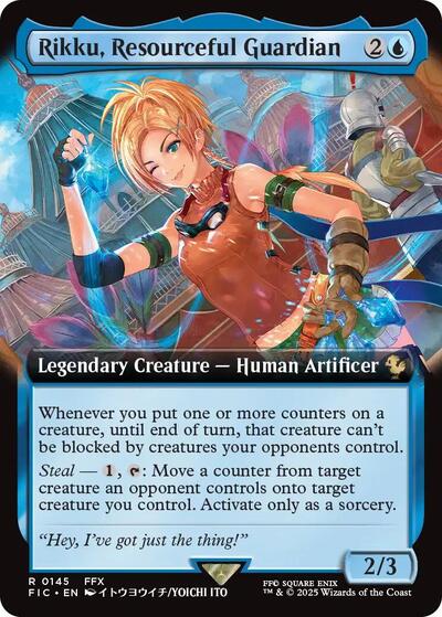 Rikku, Resourceful Guardian (Extended Art) (Commander: FINAL FANTASY) Near Mint Foil