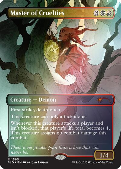 Master of Cruelties (Rainbow Foil) (Secret Lair) Near Mint Foil