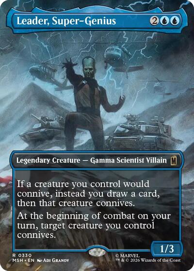 Leader, Super-Genius (Borderless) (Marvel Super Heroes) Near Mint Foil