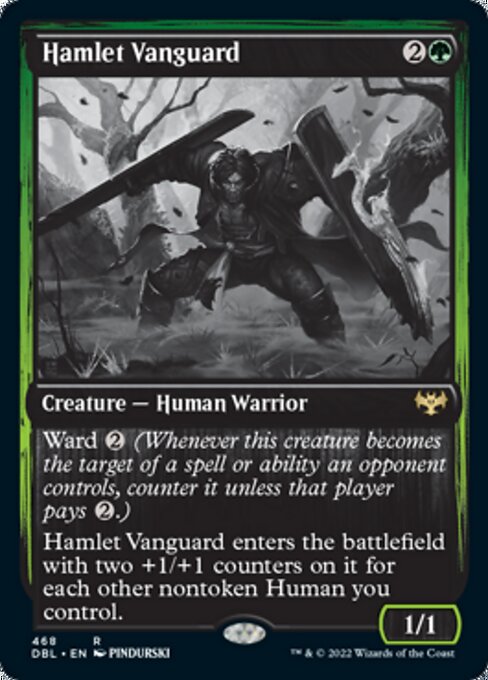 Hamlet Vanguard (Innistrad: Double Feature) Light Play Foil