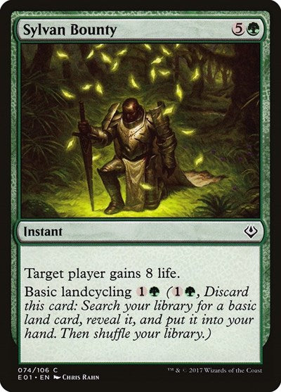 Sylvan Bounty (Archenemy: Nicol Bolas) Light Play