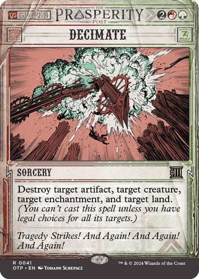 Decimate (Outlaws of Thunder Junction: Breaking News) Light Play