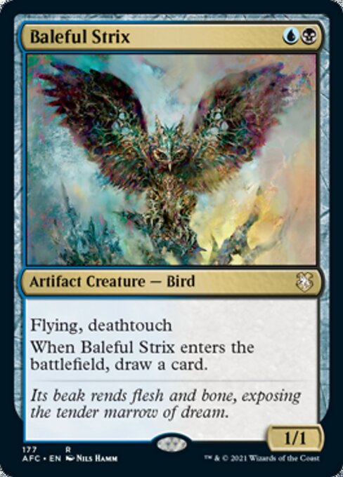 Baleful Strix (Commander 2021 Forgotten Realms) Medium Play